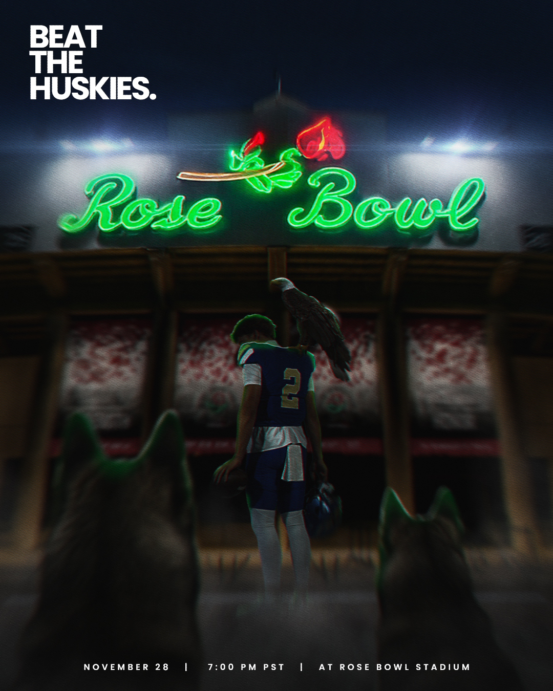 High school Game Day concept graphic